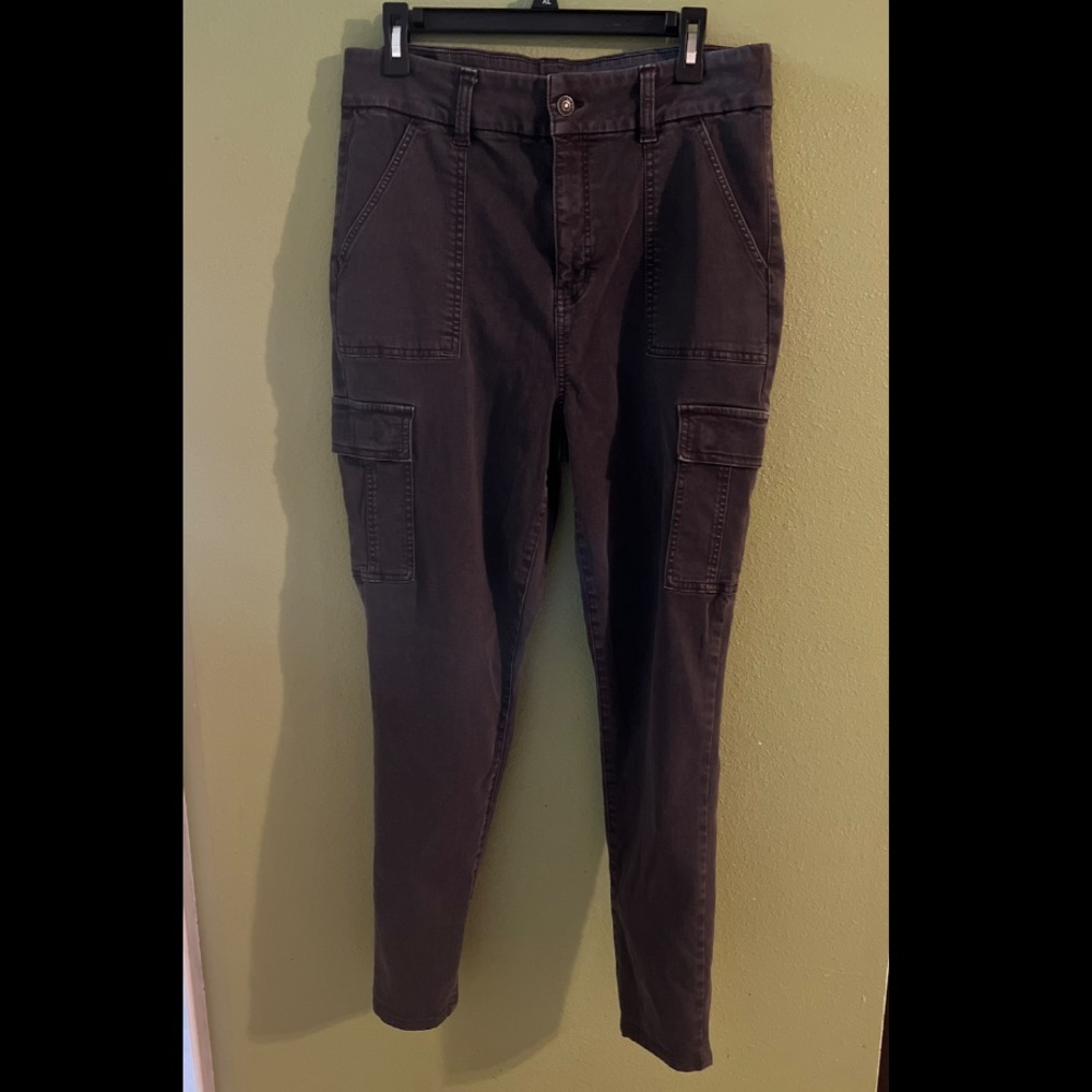 American Eagle Cargo High Waisted Skinny Jeans